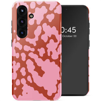 Selencia Vivid Backcover met MagSafe voor de Samsung Galaxy S25 - Moo’d Blush Pink Meerkleurig