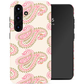 Selencia Vivid Backcover met MagSafe voor de Samsung Galaxy S25 - Paisley Blush Meerkleurig