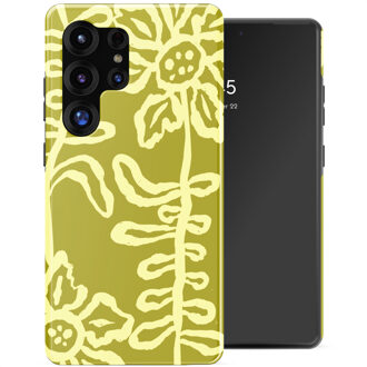 Selencia Vivid Backcover met MagSafe voor de Samsung Galaxy S25 Ultra - Chalky Bloom Meerkleurig