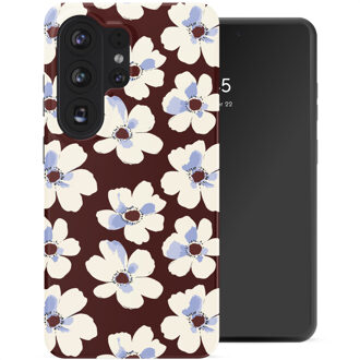 Selencia Vivid Backcover met MagSafe voor de Samsung Galaxy S26 Ultra - Choco Flower Pop Meerkleurig