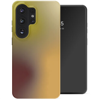 Selencia Vivid Backcover met MagSafe voor de Samsung Galaxy S26 Ultra - Gradient Olive Dust Meerkleurig