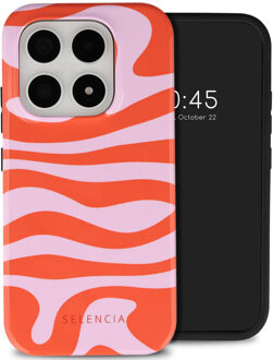 Selencia Vivid Backcover met MagSafe voor de Xiaomi 17 - Dream Swirl Pink Meerkleurig