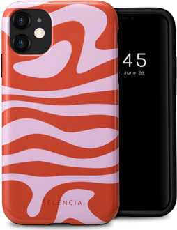 Selencia Vivid Backcover voor de Apple iPhone 11 - Dream Swirl Pink Meerkleurig