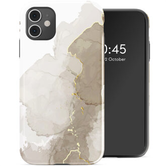 Selencia Vivid Backcover voor de Apple iPhone 11 - Marble Light Brown Meerkleurig