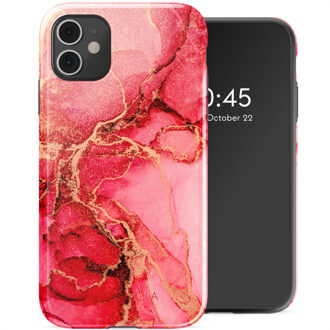 Selencia Vivid Backcover voor de Apple iPhone 11 - Rosy Marble Meerkleurig