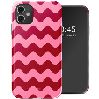 Selencia Vivid Backcover voor de Apple iPhone 11 - Wave Vibes Lipstick Meerkleurig