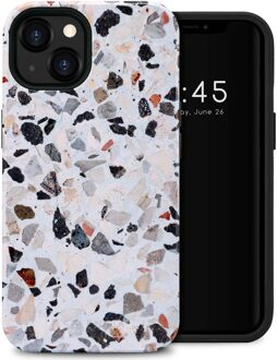 Selencia Vivid Backcover voor de Apple iPhone 13 - Chic Terazzo Meerkleurig