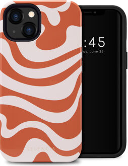 Selencia Vivid Backcover voor de Apple iPhone 13 - Dream Swirl Orange Meerkleurig