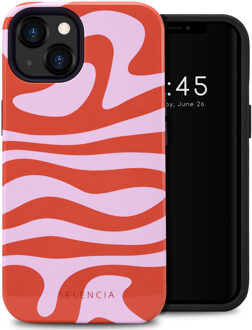 Selencia Vivid Backcover voor de Apple iPhone 13 - Dream Swirl Pink Meerkleurig