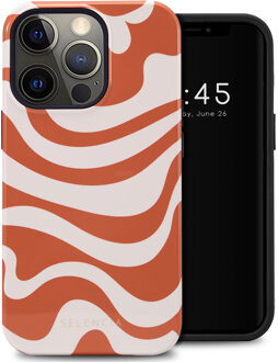 Selencia Vivid Backcover voor de Apple iPhone 13 Pro - Dream Swirl Orange Meerkleurig