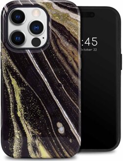Selencia Vivid Backcover voor de Apple iPhone 14 Pro - Chic Marble Meerkleurig