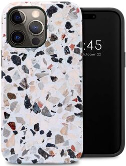 Selencia Vivid Backcover voor de Apple iPhone 14 Pro Max - Chic Terazzo Meerkleurig