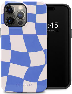 Selencia Vivid Backcover voor de Apple iPhone 14 Pro Max - Groovy Sapphire Blue Meerkleurig