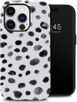 Selencia Vivid Backcover voor de Apple iPhone 14 Pro - Trendy Leopard Meerkleurig