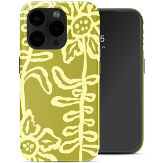 Selencia Vivid Backcover voor de Apple iPhone 15 Pro - Chalky Bloom Meerkleurig