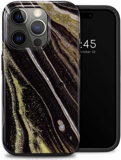 Selencia Vivid Backcover voor de Apple iPhone 15 Pro - Chic Marble Meerkleurig