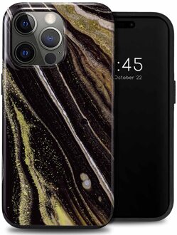 Selencia Vivid Backcover voor de Apple iPhone 15 Pro Max - Chic Marble Meerkleurig