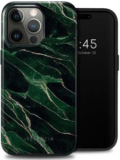 Selencia Vivid Backcover voor de Apple iPhone 15 Pro Max - Chic Marble Quartz Meerkleurig