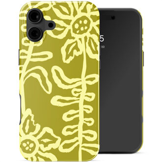 Selencia Vivid Backcover voor de Apple iPhone 16 - Chalky Bloom Meerkleurig