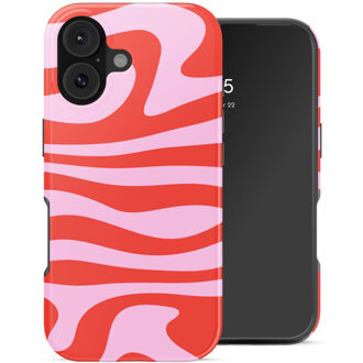 Selencia Vivid Backcover voor de Apple iPhone 17 - Dream Swirl Pink Meerkleurig