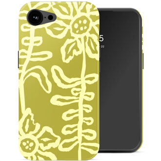 Selencia Vivid Backcover voor de Apple iPhone 17e / 16e - Chalky Bloom Meerkleurig
