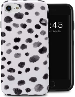 Selencia Vivid Backcover voor de Apple iPhone SE (2022 / 2020) / 8 / 7 / 6(s) - Trendy Leopard Meerkleurig