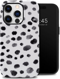 Selencia Vivid Backcover voor de iPhone 14 Pro  - Trendy Leopard Meerkleurig
