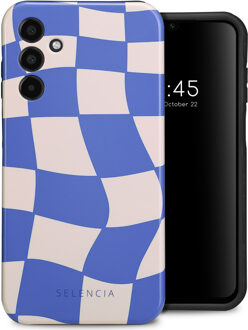 Selencia Vivid Backcover voor de Samsung Galaxy A15 (5G/4G) - Groovy Sapphire Blue Meerkleurig