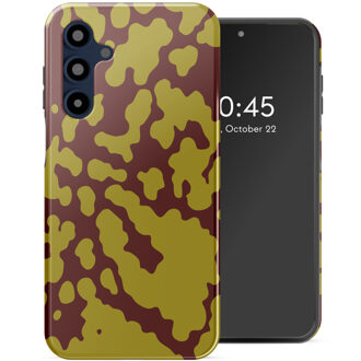 Selencia Vivid Backcover voor de Samsung Galaxy A16 - Moo'd Olive Dust Meerkleurig
