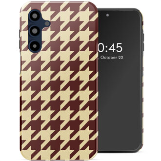 Selencia Vivid Backcover voor de Samsung Galaxy A16 - Pied-de-Poule Meerkleurig