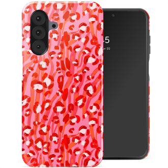 Selencia Vivid Backcover voor de Samsung Galaxy A26 - Wild Spots Lipstick Meerkleurig