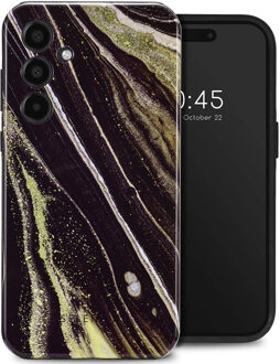Selencia Vivid Backcover voor de Samsung Galaxy A35 - Chic Marble Meerkleurig