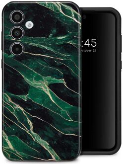 Selencia Vivid Backcover voor de Samsung Galaxy A35 - Chic Marble Quartz Meerkleurig