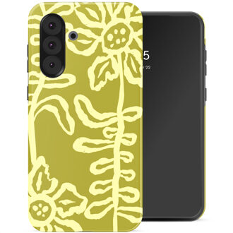 Selencia Vivid Backcover voor de Samsung Galaxy A36 / A56 - Chalky Bloom Meerkleurig