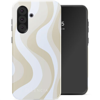 Selencia Vivid Backcover voor de Samsung Galaxy A36 / A56 - Desert Waves Beige Meerkleurig