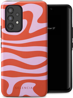 Selencia Vivid Backcover voor de Samsung Galaxy A53 - Dream Swirl Pink Meerkleurig