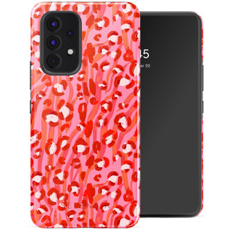 Selencia Vivid Backcover voor de Samsung Galaxy A53 - Wild Spots Lipstick Meerkleurig