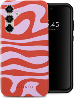 Selencia Vivid Backcover voor de Samsung Galaxy A55 - Dream Swirl Pink Meerkleurig