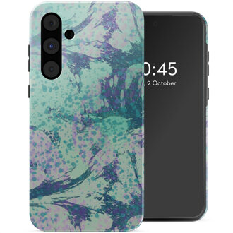 Selencia Vivid Backcover voor de Samsung Galaxy A55 - Fresh Paint Green Meerkleurig