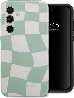 Selencia Vivid Backcover voor de Samsung Galaxy A55 - Groovy Sage Green Meerkleurig