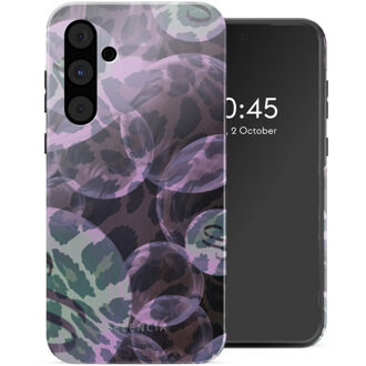 Selencia Vivid Backcover voor de Samsung Galaxy A55 - Leo Bubble Green Meerkleurig