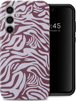 Selencia Vivid Backcover voor de Samsung Galaxy A55 - Trippy Swirl Dark Rose Meerkleurig