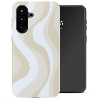 Selencia Vivid Backcover voor de Samsung Galaxy A57 (5G) - Desert Waves Beige Meerkleurig