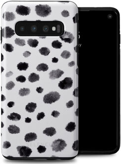 Selencia Vivid Backcover voor de Samsung Galaxy S10 - Trendy Leopard Meerkleurig