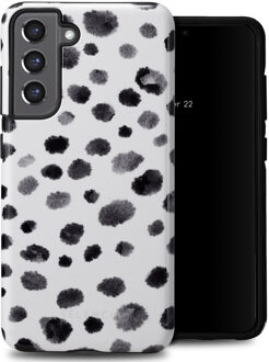 Selencia Vivid Backcover voor de Samsung Galaxy S21 FE - Trendy Leopard Meerkleurig