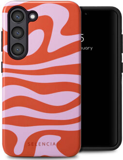 Selencia Vivid Backcover voor de Samsung Galaxy S23 - Dream Swirl Pink Meerkleurig