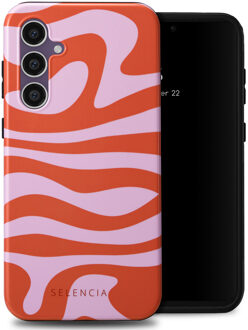 Selencia Vivid Backcover voor de Samsung Galaxy S23 FE - Dream Swirl Pink Meerkleurig