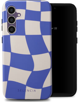 Selencia Vivid Backcover voor de Samsung Galaxy S23 FE - Groovy Sapphire Blue Meerkleurig