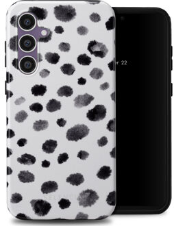 Selencia Vivid Backcover voor de Samsung Galaxy S23 FE - Trendy Leopard Meerkleurig