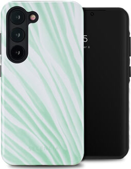 Selencia Vivid Backcover voor de Samsung Galaxy S23 - Nature Grayed Jade Meerkleurig